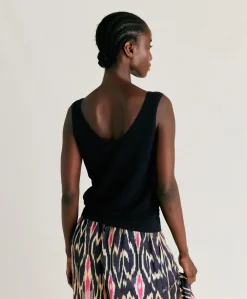 Outlet Pull Liccia Nacre Lurex - Bleu Nuit Femmes Tricots