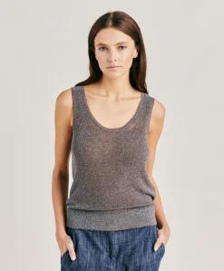 Pull Liccia Perlata Lurex - Corteccia Femmes Tricots