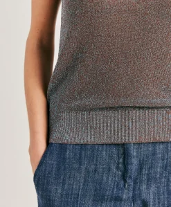 Pull Liccia Perlata Lurex - Corteccia Femmes Tricots