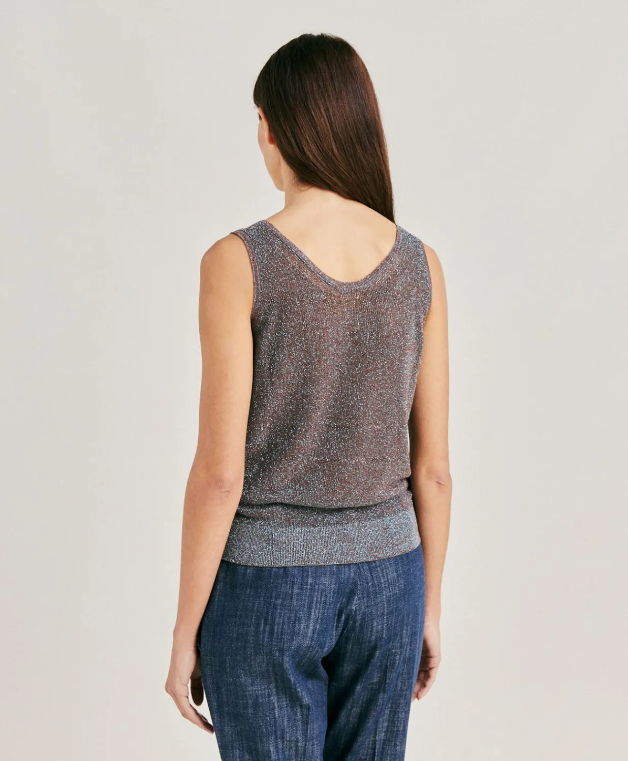 Pull Liccia Perlata Lurex - Corteccia Femmes Tricots
