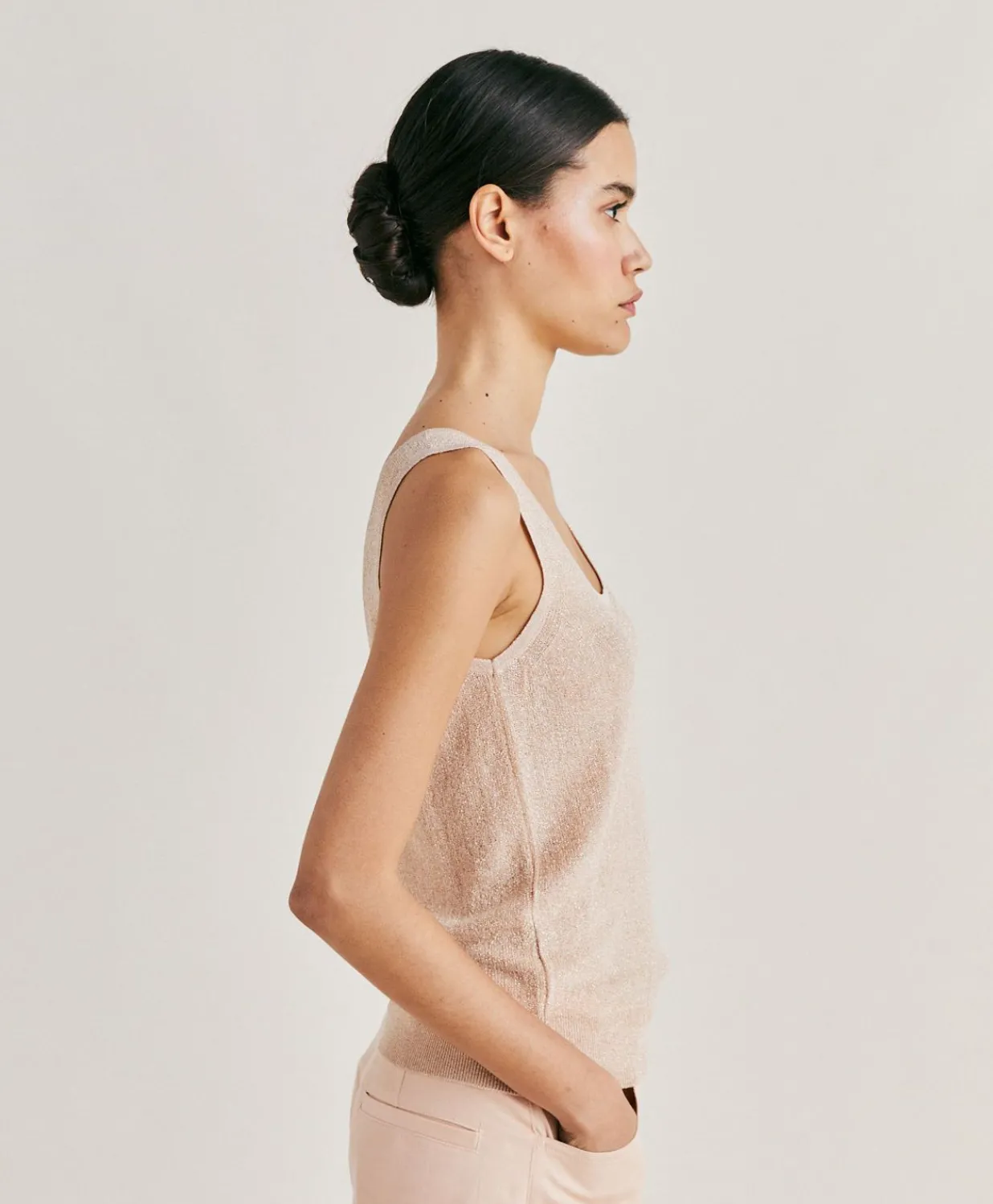 Clearance Pull Lurex Nacre Liccia - Poudre Femmes Tricots