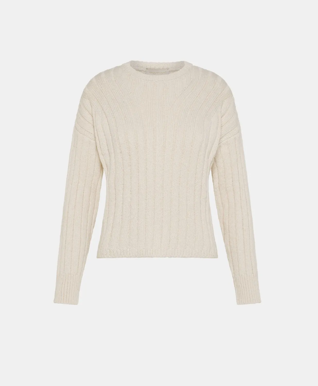 Clearance Pull Maille Mixte Baumette - Creme Femmes Tricots
