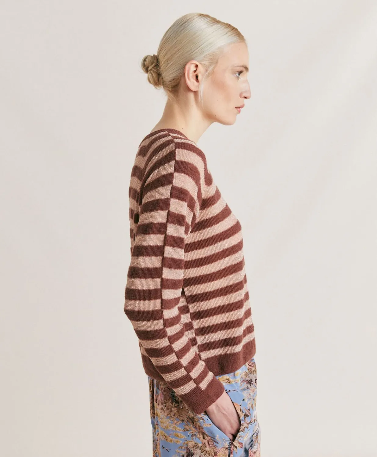 Pull Raye Lurex Perle Marmotta - Glace' Femmes Tricots