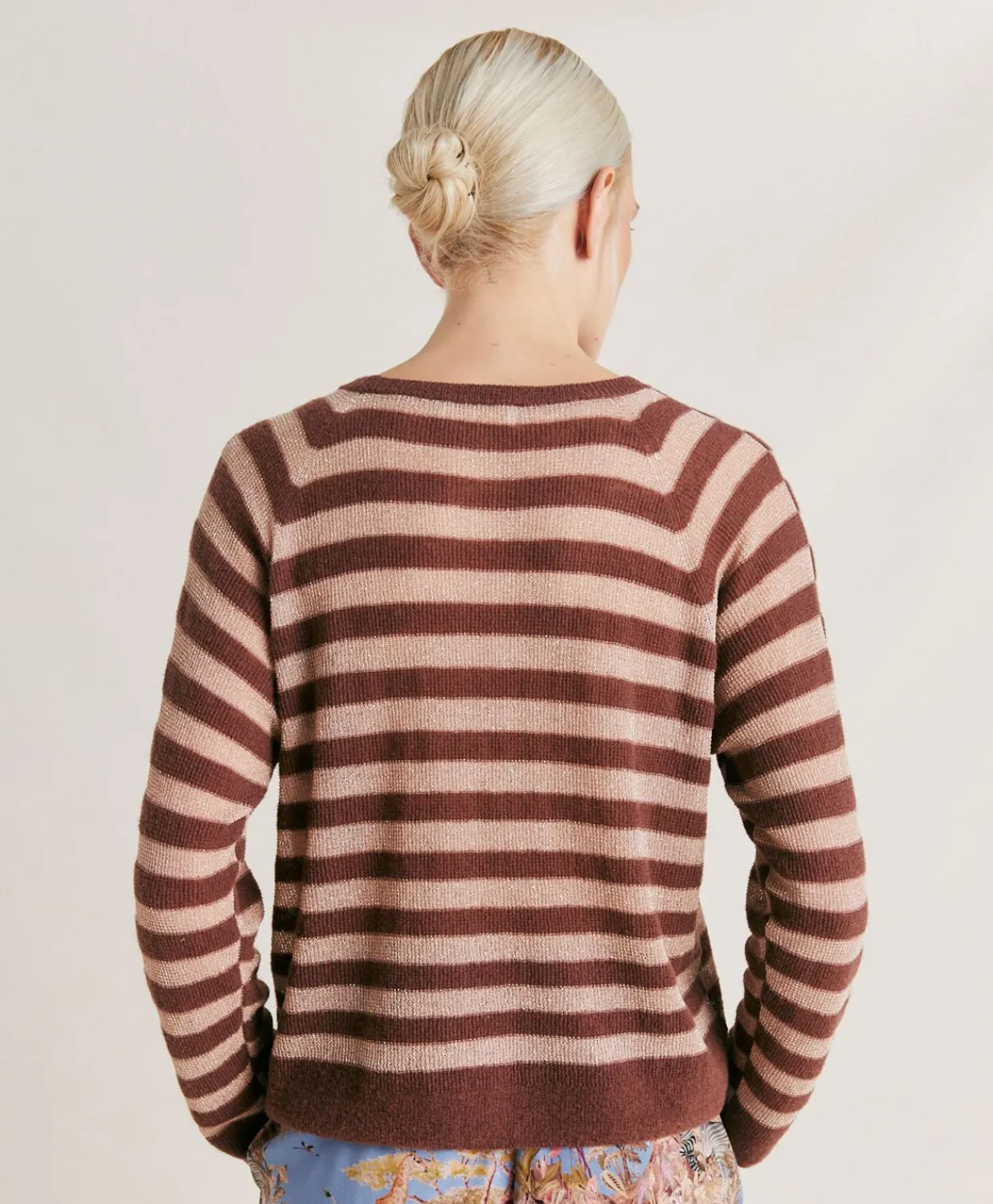 Pull Raye Lurex Perle Marmotta - Glace' Femmes Tricots