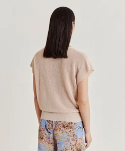 Clearance Pull Suzanna Perlata Lurex - Poudre Femmes Tricots