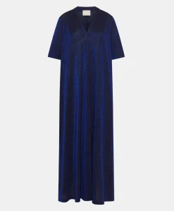 Discount Robe Altamura En Jersey Lurex - Bluette Femmes Vêtements
