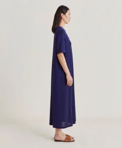 Discount Robe Altamura En Jersey Lurex - Bluette Femmes Vêtements