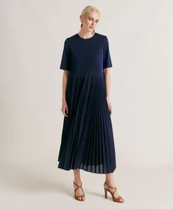 Robe Amalia En Jersey Lurex - Bluette Femmes Vêtements