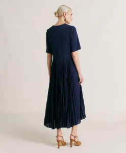 Robe Amalia En Jersey Lurex - Bluette Femmes Vêtements
