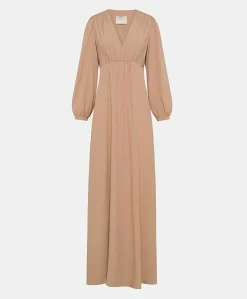 Hot Robe Artemisia En Acetate De Soie Unie - Nude Femmes Vêtements