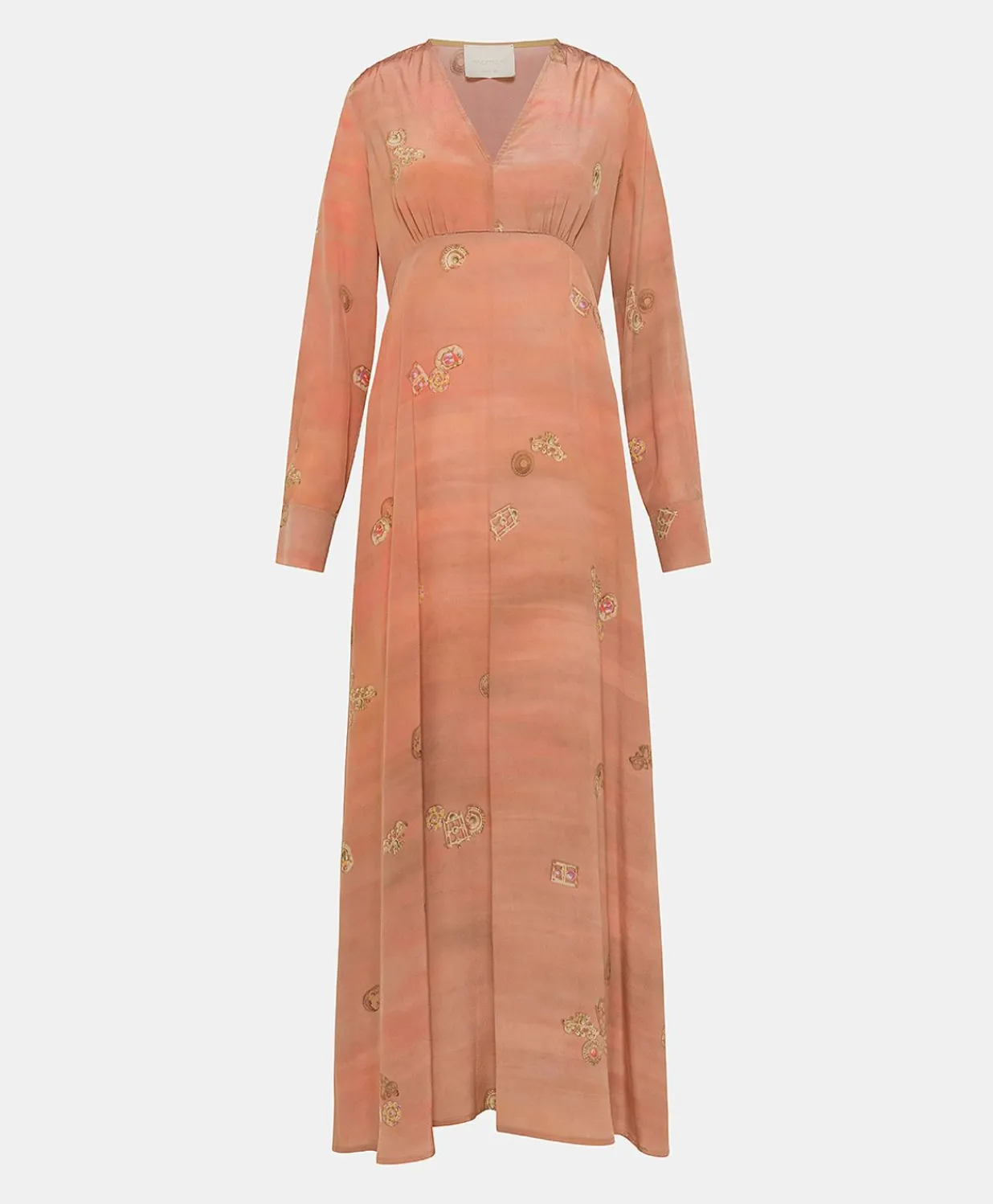 New Robe Cala Junco En Crepe De Chine - Rose Multicolore Femmes Vêtements