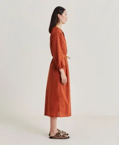 New Robe Caldes Avec Voile De Coton - Coccio Femmes Vêtements
