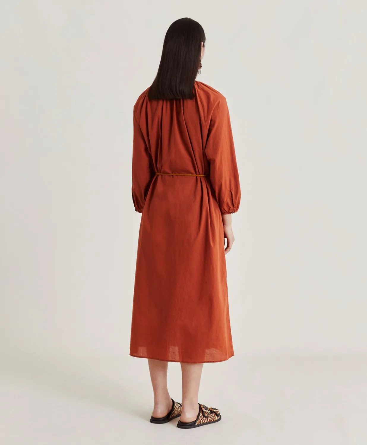 New Robe Caldes Avec Voile De Coton - Coccio Femmes Vêtements