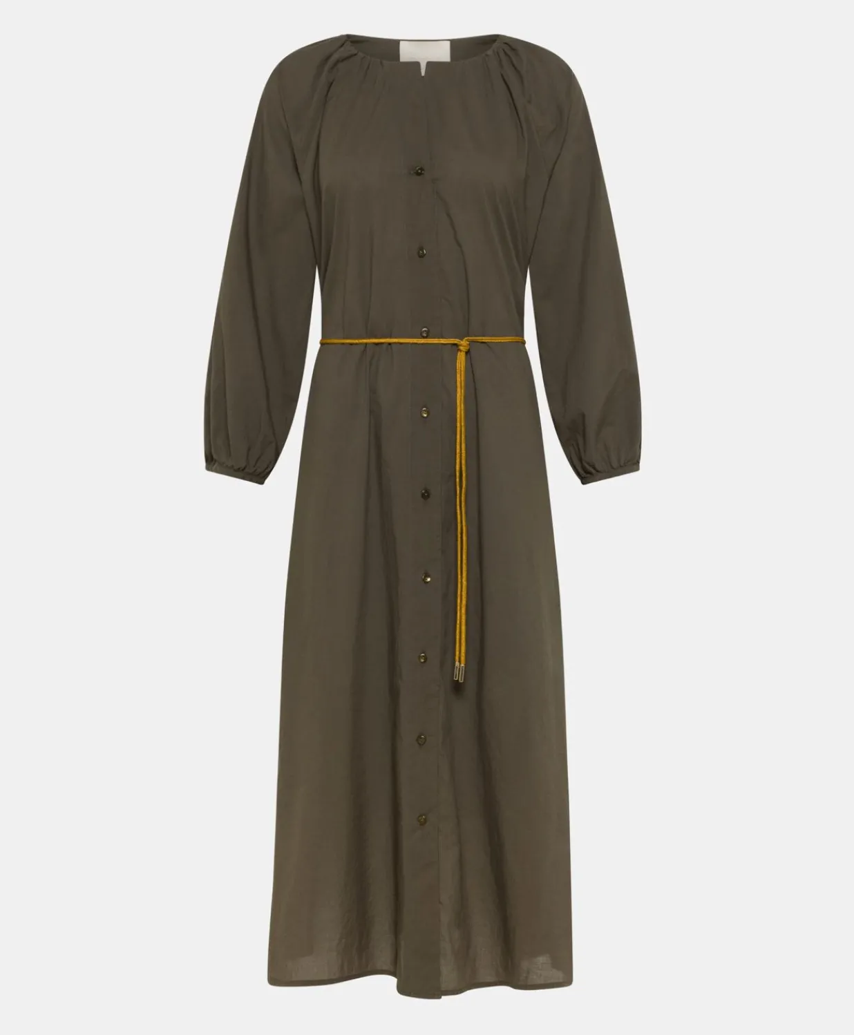 Online Robe Caldes Avec Voile De Coton - Armee Femmes Vêtements