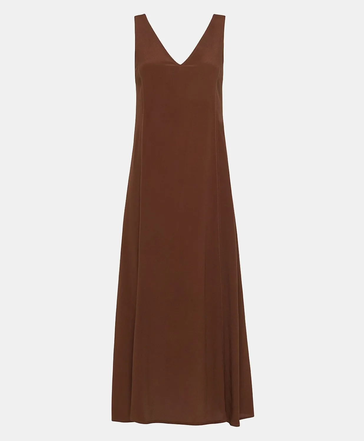 Discount Robe Chumba En Acetate De Soie - Chocolat Femmes Vêtements
