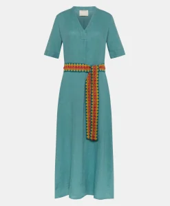 Discount Robe En Lin Altamura - Ceruleen Femmes Vêtements