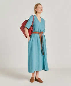 Discount Robe En Lin Altamura - Ceruleen Femmes Vêtements