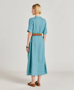 Discount Robe En Lin Altamura - Ceruleen Femmes Vêtements