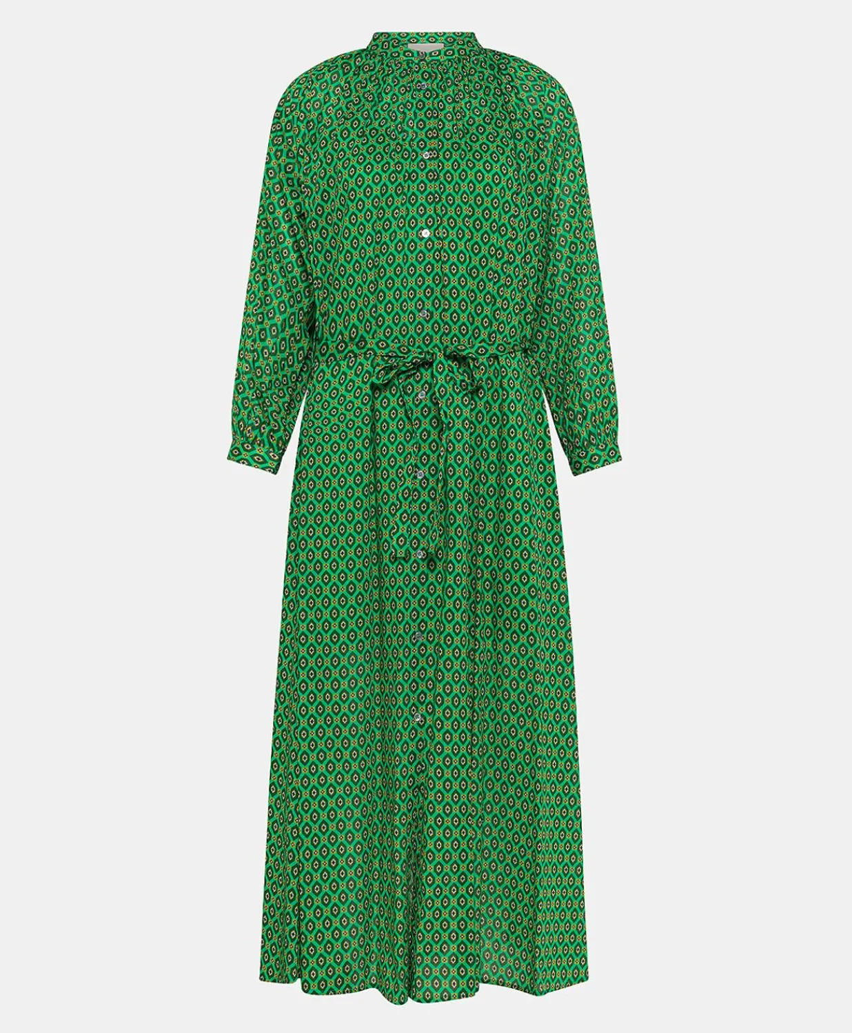 Clearance Robe En Voile De Coton Imprime Goa - Emeraude Femmes Vêtements