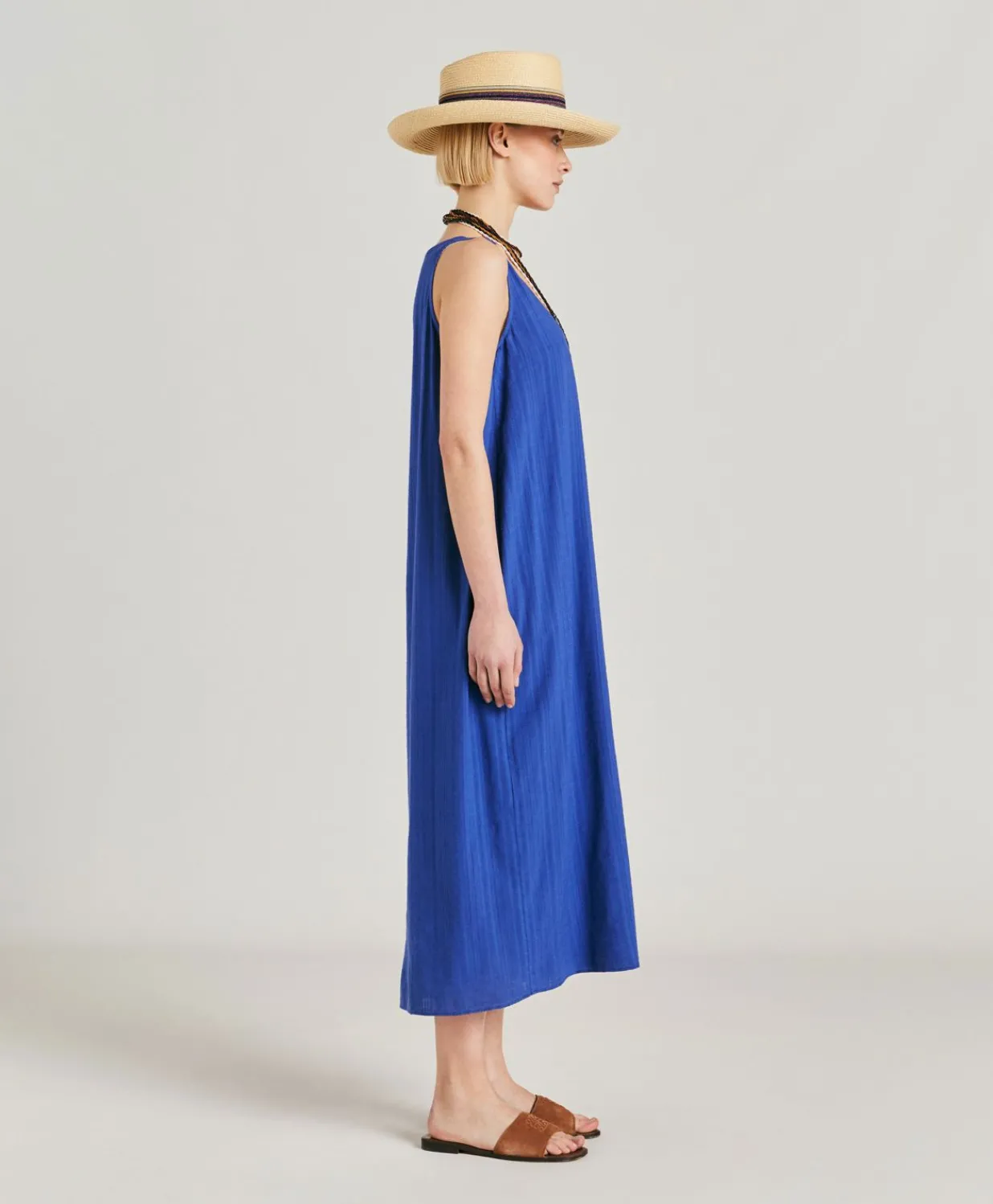 Robe Gaze Cataria - Bluette Femmes Vêtements
