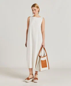 Outlet Robe Gaze Cataria - Creme Femmes Vêtements
