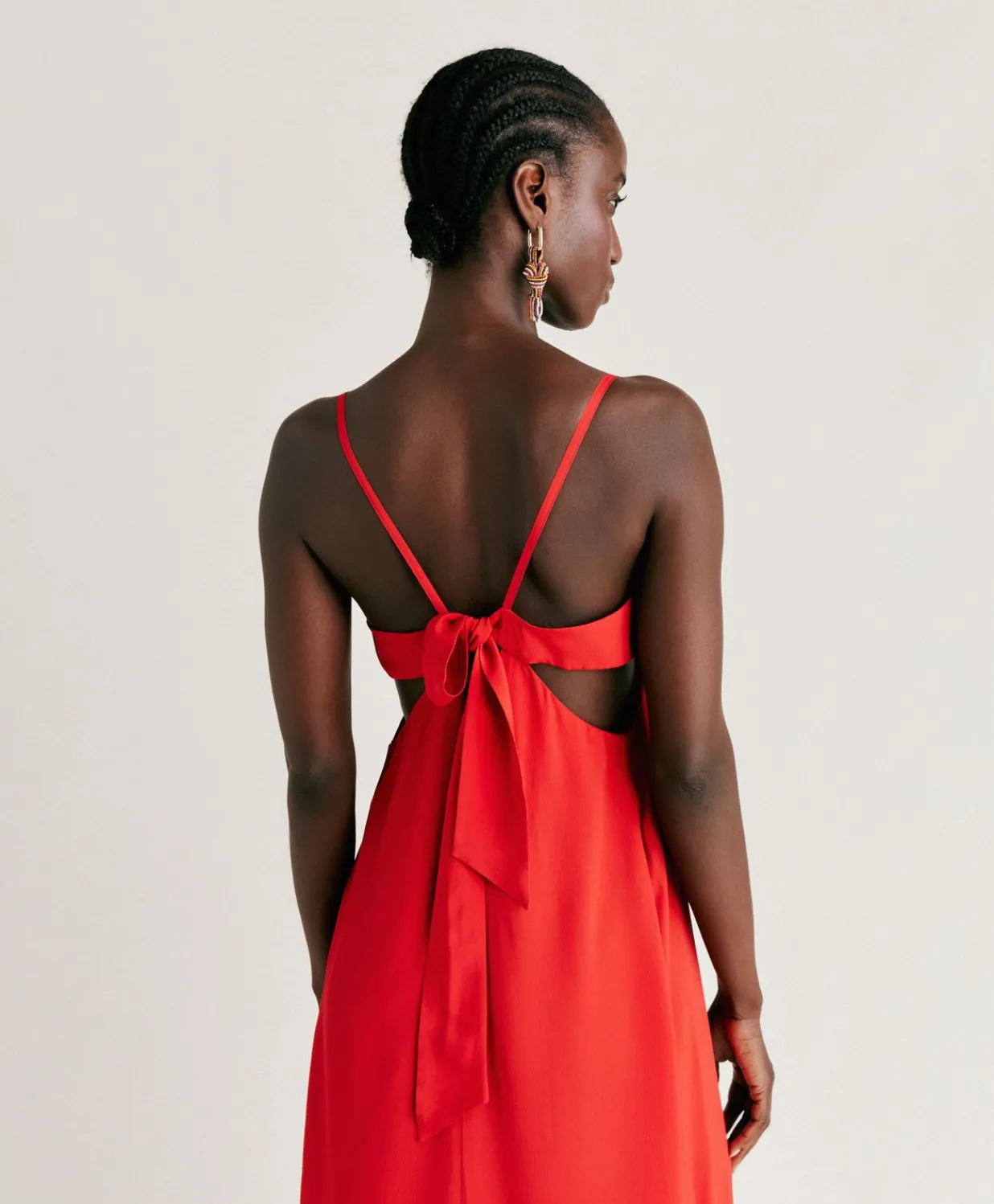New Robe Jolie En Acetate De Soie - Azalee Femmes Vêtements