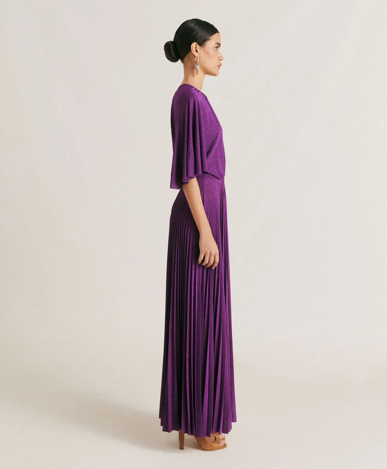 New Robe Paradisu En Jersey Lurex - Cyclamen Femmes Vêtements