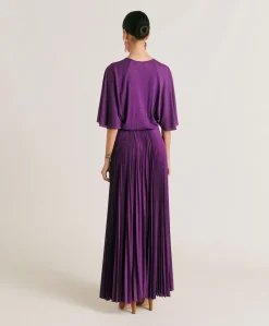 New Robe Paradisu En Jersey Lurex - Cyclamen Femmes Vêtements