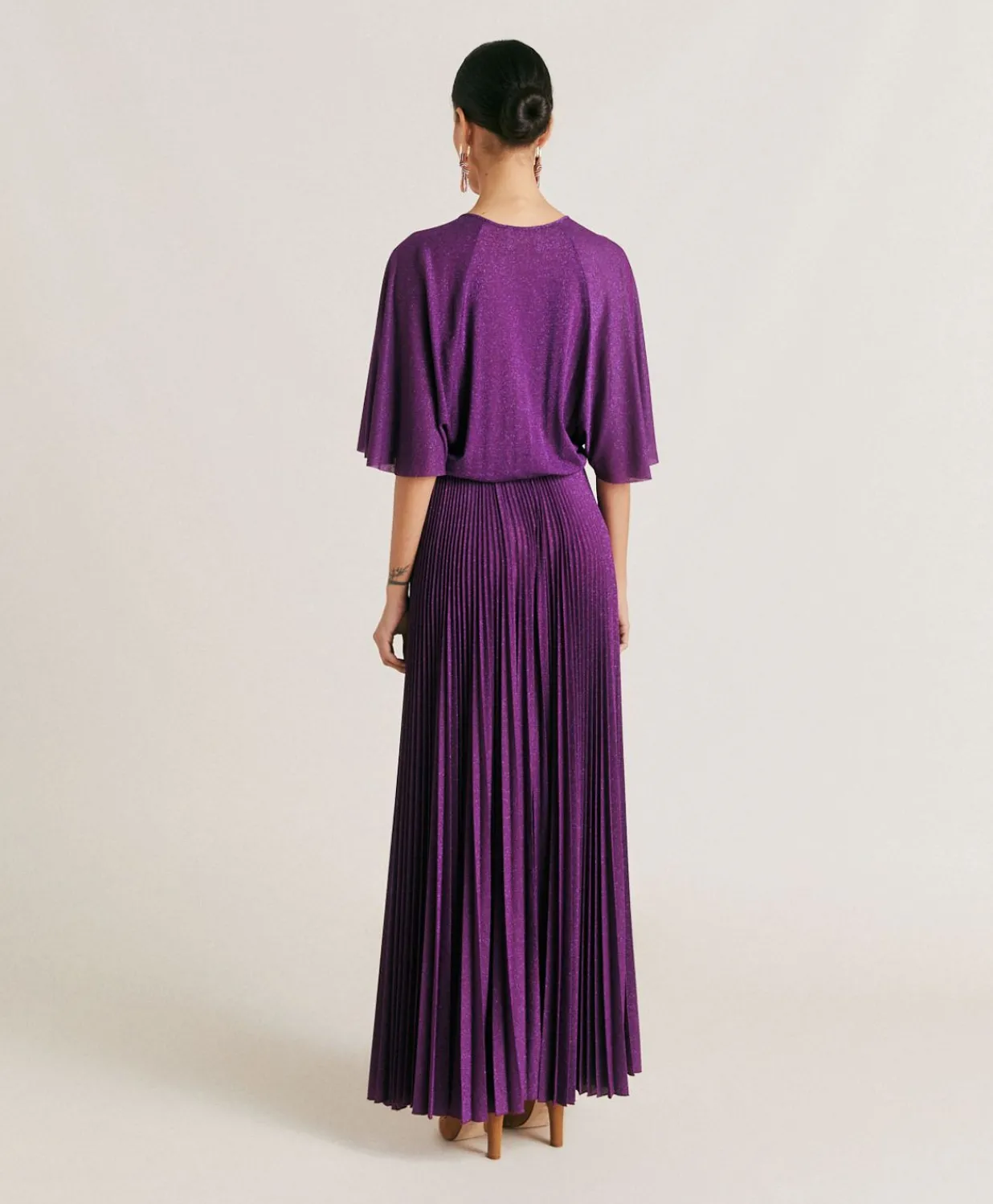 New Robe Paradisu En Jersey Lurex - Cyclamen Femmes Vêtements
