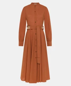 Online Robe Sinzias Avec Voile De Coton - Coccio Femmes Vêtements