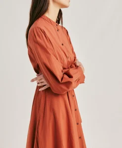 Online Robe Sinzias Avec Voile De Coton - Coccio Femmes Vêtements