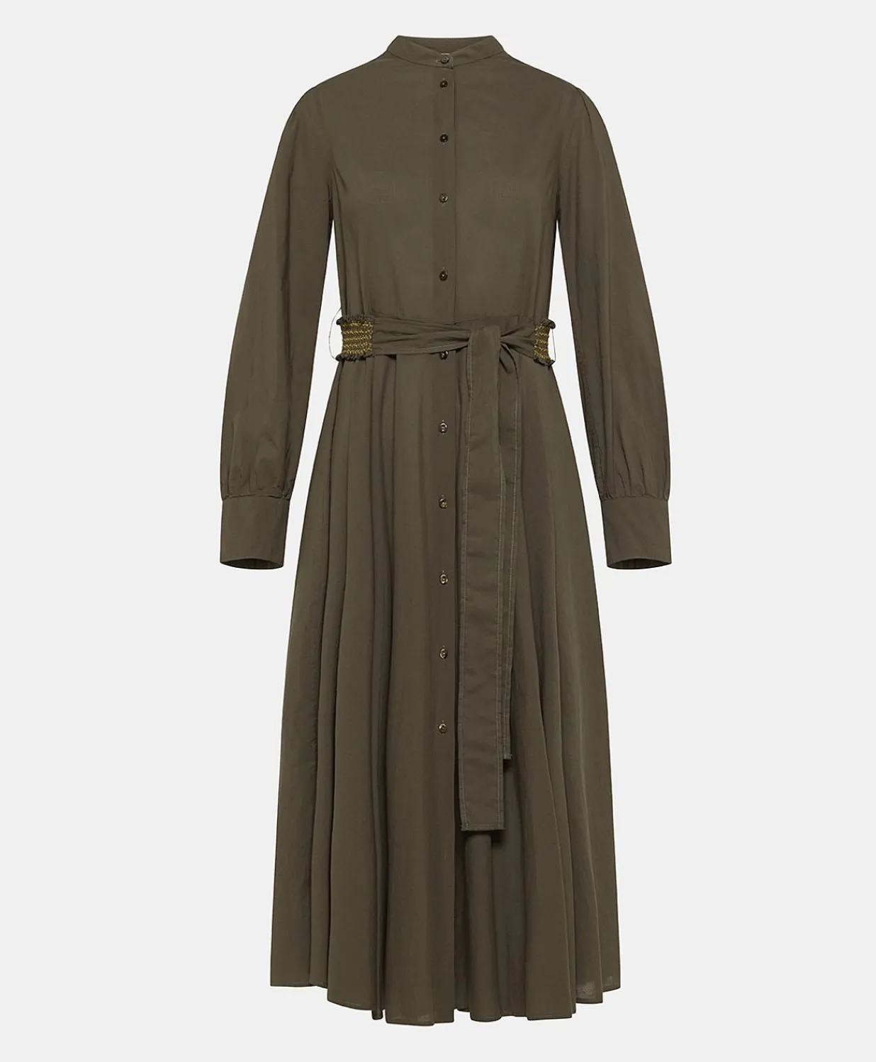 Hot Robe Sinzias Avec Voile De Coton - Armee Femmes Vêtements