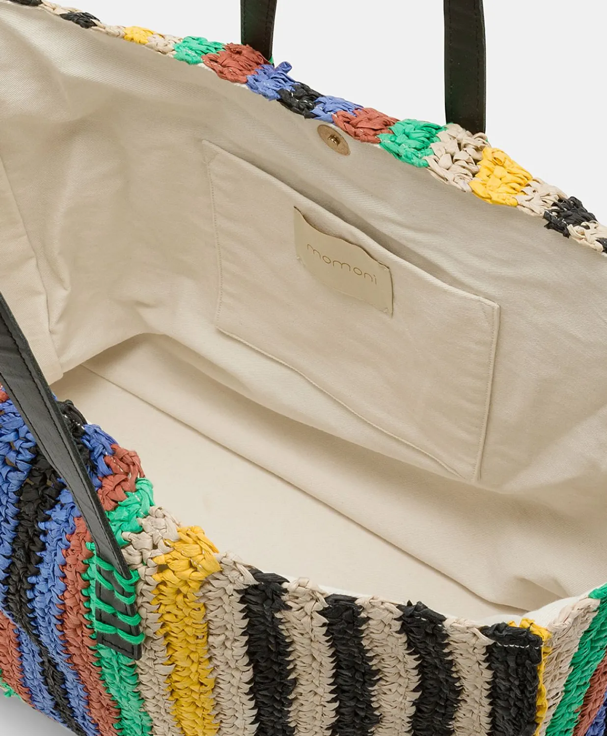 Sac Cabas Ellis En Raphia Raye - Multicolore Femmes Sacs Et Pochettes