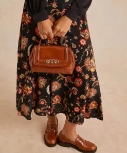 Sac En Cuir Naplack Petit Flore - Brule Femmes Sacs Et Pochettes