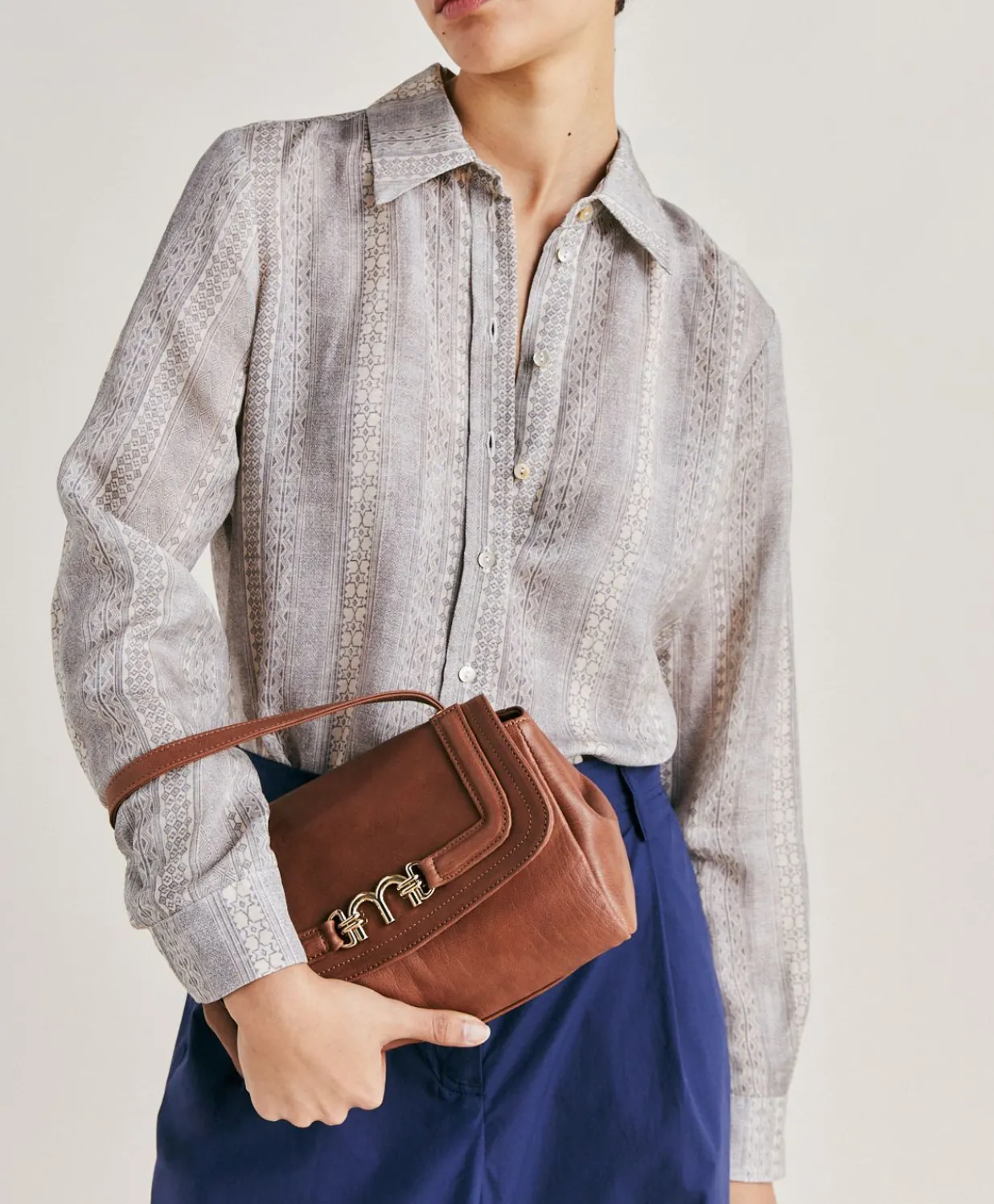 New Sac En Cuir Petit Flore - Tan Femmes Sacs Et Pochettes