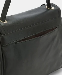 Sale Sac Flore En Cuir - Noir Femmes Sacs Et Pochettes