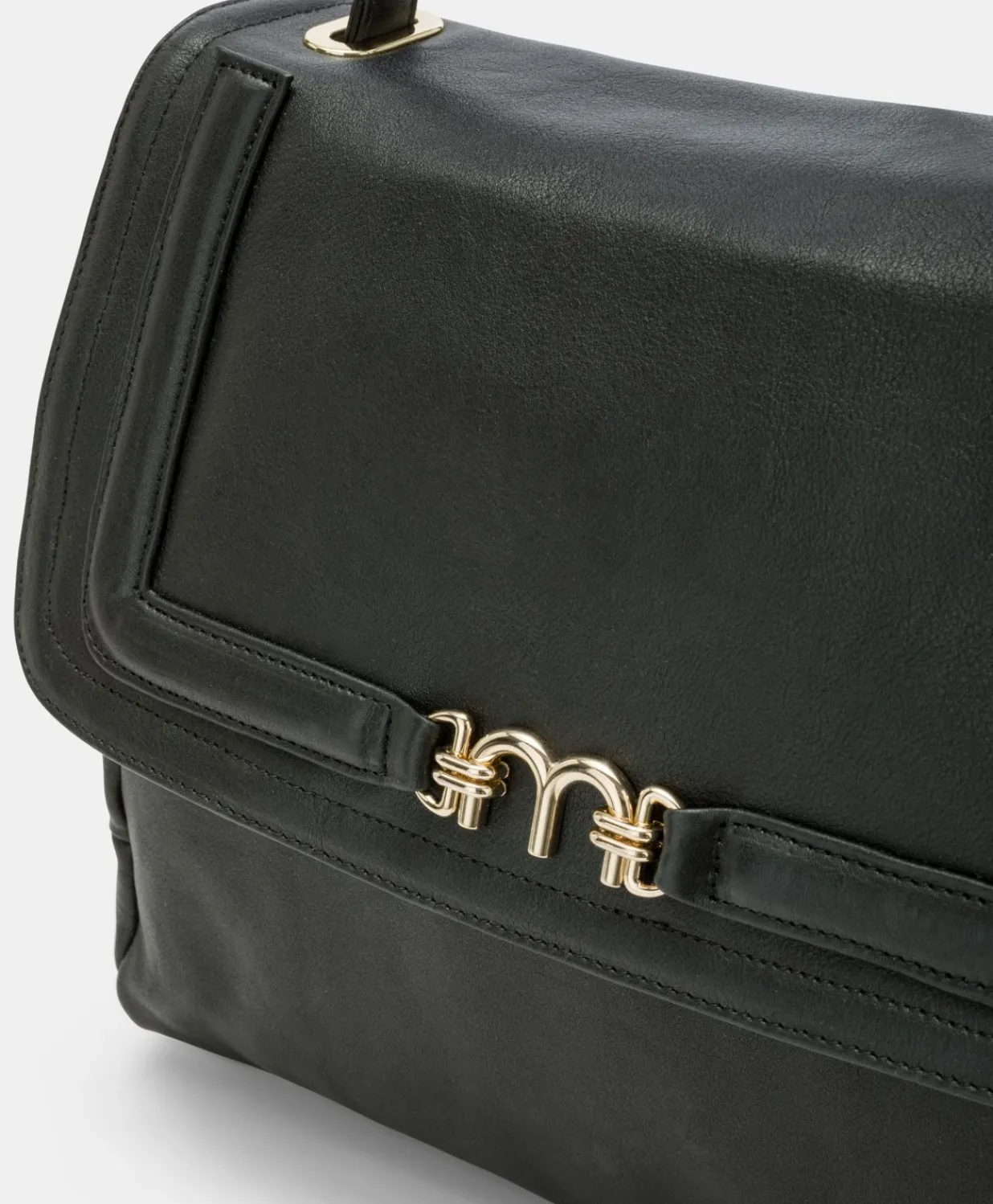Sale Sac Flore En Cuir - Noir Femmes Sacs Et Pochettes