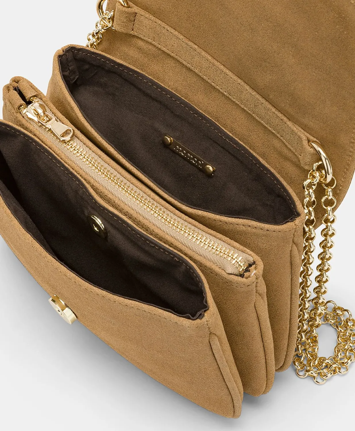 Online Sac Mimi Flore En Cuir Lame - Caramel Femmes Sacs Et Pochettes