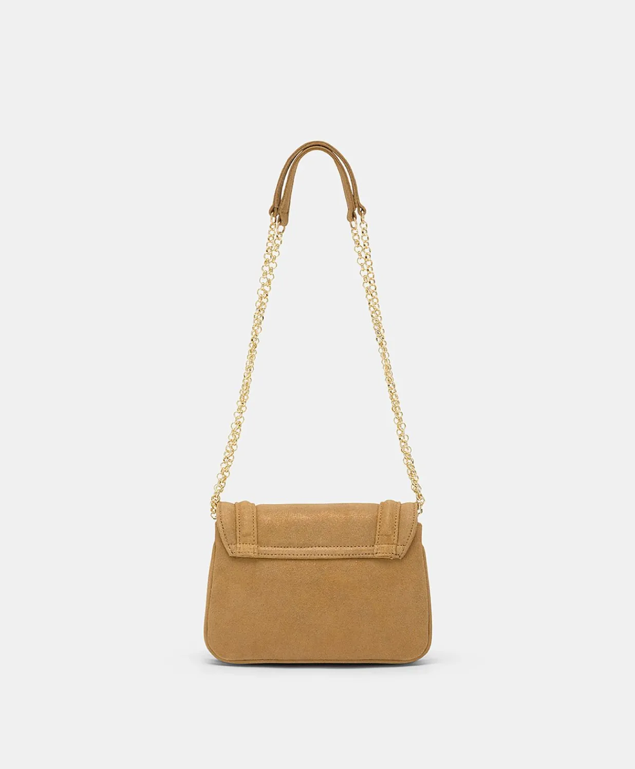 Online Sac Mimi Flore En Cuir Lame - Caramel Femmes Sacs Et Pochettes