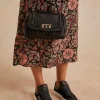 New Sac Petit Flore En Cuir - Noir Femmes Sacs Et Pochettes