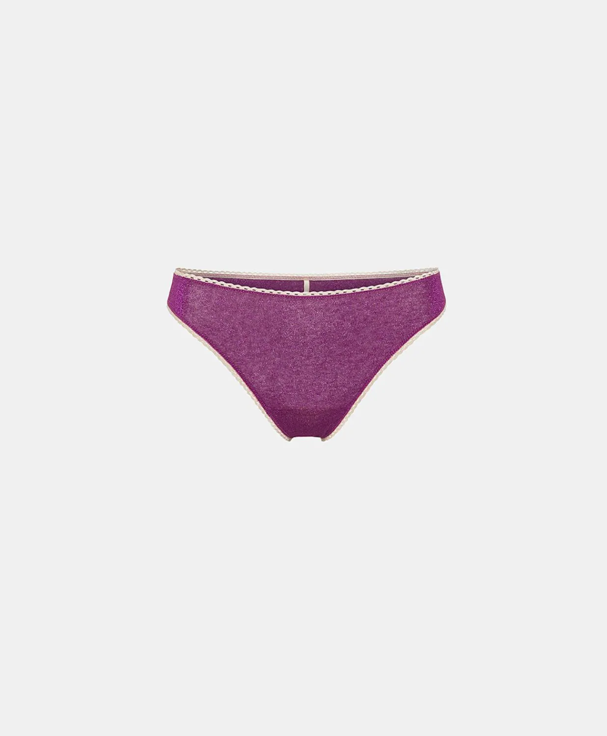 Outlet Slip Arca En Jersey Lurex - Cyclamen Femmes Slips