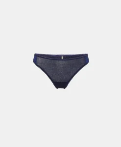 Best Slip Arca Lurex Jersey - Bleute Femmes Slips