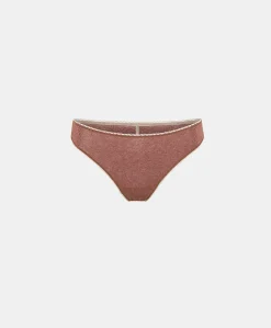 Clearance Slip Arca Lurex Jersey - Terre Cuite Femmes Slips