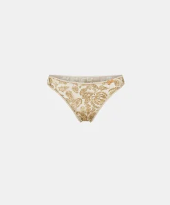 Outlet Slip En Nylon Imprime Arca - Creme / Multicolore Femmes Slips