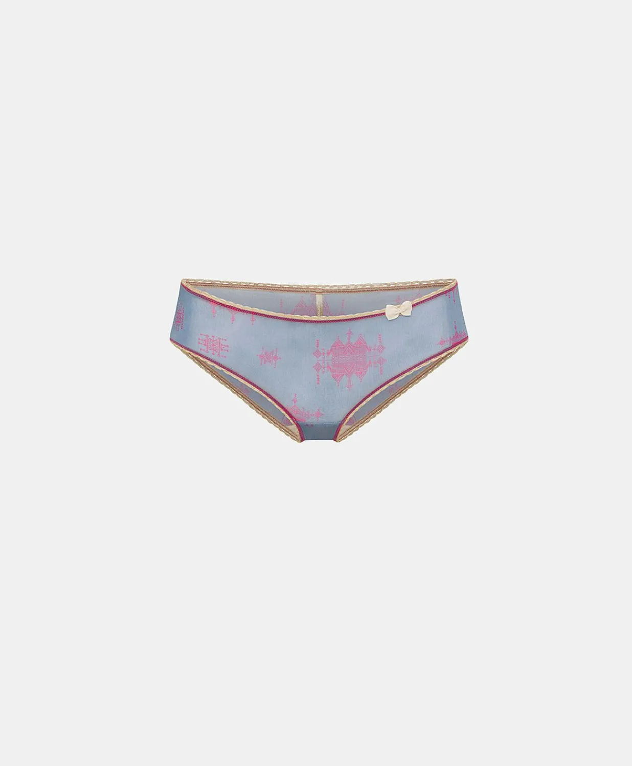 Best Slip Hamac En Nylon Imprime - Bluette/Fuchsia Femmes Slips