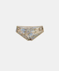 Sale Slip Hamac En Nylon Imprime - Multicolore Ceruleen Femmes Slips