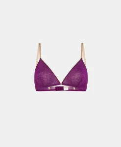 Hot Soutien-Gorge Amethiste En Jersey Lurex - Cyclamen Femmes Bras