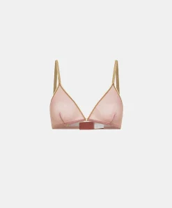 Outlet Soutien-Gorge Tulle Amethiste - Rose Antique Femmes Bras