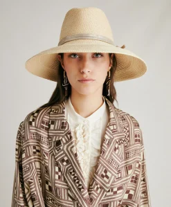Trench-Coat En Serge De Soie Bados - Beige/Tabac Femmes Trenchs Et Manteaux