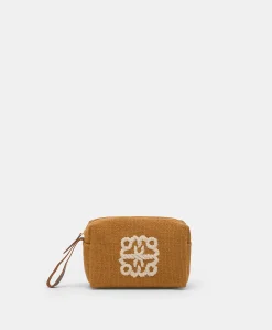 Online Trousse Maquillage Pira En Toile Avec Broderie - Brandy Femmes Sacs Et Pochettes